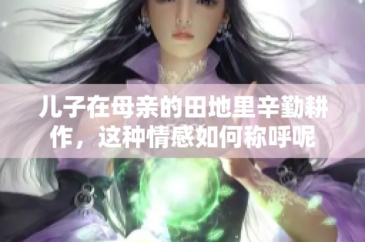 儿子在母亲的田地里辛勤耕作，这种情感如何称呼呢