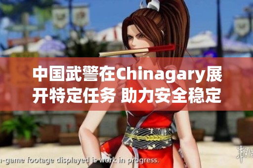 中国武警在Chinagary展开特定任务 助力安全稳定活动