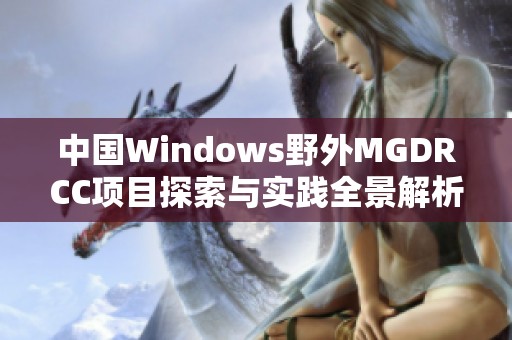 中国Windows野外MGDRCC项目探索与实践全景解析