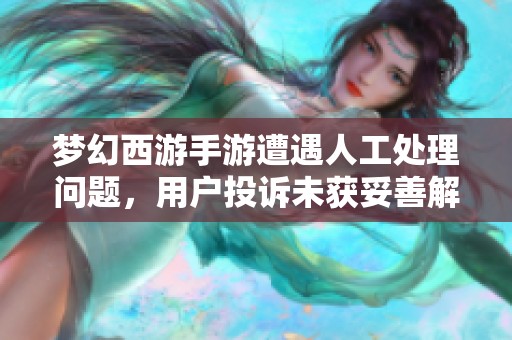 梦幻西游手游遭遇人工处理问题，用户投诉未获妥善解决