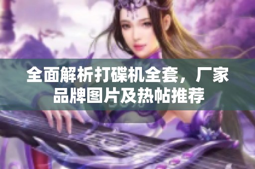 全面解析打碟机全套，厂家品牌图片及热帖推荐