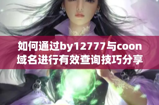 如何通过by12777与coon域名进行有效查询技巧分享