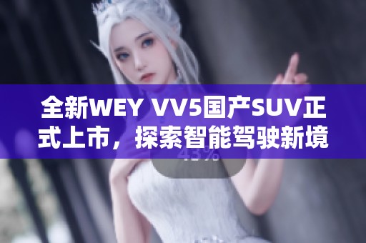 全新WEY VV5国产SUV正式上市，探索智能驾驶新境界