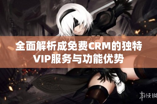 全面解析成免费CRM的独特VIP服务与功能优势