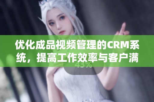 优化成品视频管理的CRM系统，提高工作效率与客户满意度