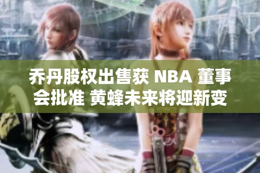 乔丹股权出售获 NBA 董事会批准 黄蜂未来将迎新变局