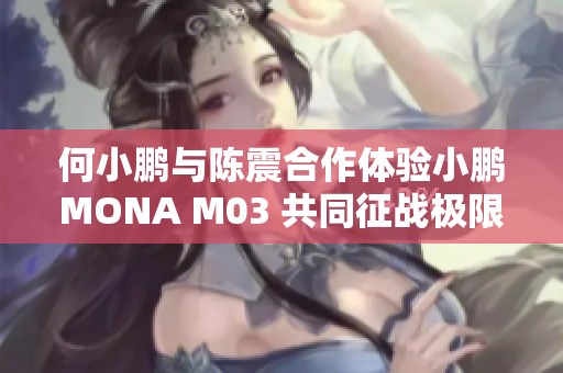 何小鹏与陈震合作体验小鹏MONA M03 共同征战极限赛道