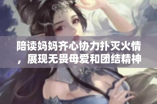 陪读妈妈齐心协力扑灭火情，展现无畏母爱和团结精神