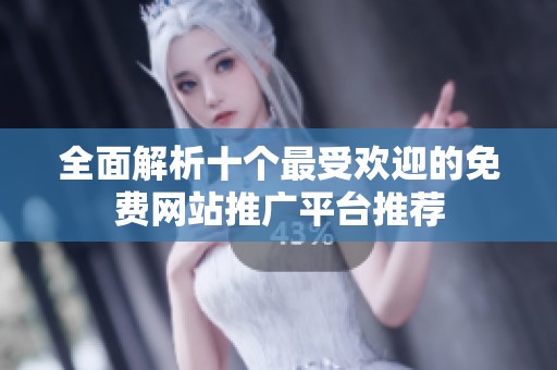 全面解析十个最受欢迎的免费网站推广平台推荐