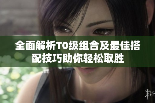 全面解析T0级组合及最佳搭配技巧助你轻松取胜