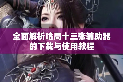 全面解析哈局十三张辅助器的下载与使用教程