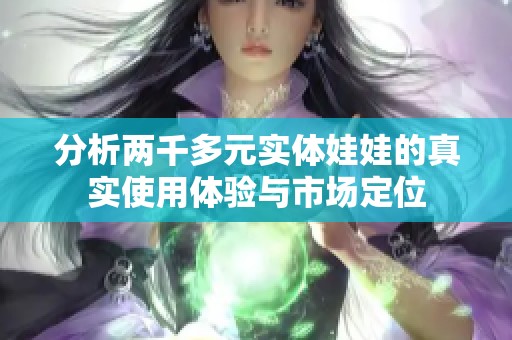 分析两千多元实体娃娃的真实使用体验与市场定位