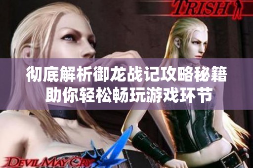 彻底解析御龙战记攻略秘籍 助你轻松畅玩游戏环节