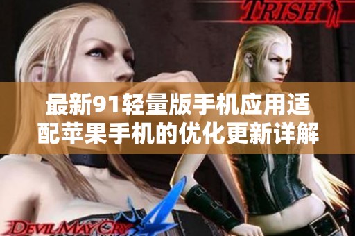 最新91轻量版手机应用适配苹果手机的优化更新详解