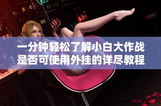 一分钟轻松了解小白大作战是否可使用外挂的详尽教程