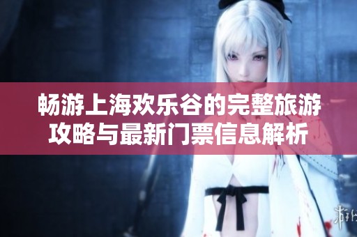畅游上海欢乐谷的完整旅游攻略与最新门票信息解析