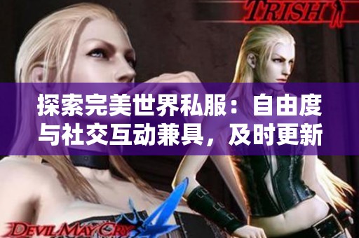 探索完美世界私服：自由度与社交互动兼具，及时更新更畅玩