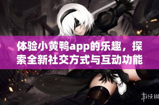 体验小黄鸭app的乐趣，探索全新社交方式与互动功能