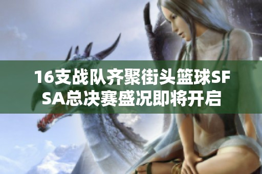 16支战队齐聚街头篮球SFSA总决赛盛况即将开启