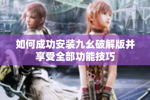 如何成功安装九幺破解版并享受全部功能技巧