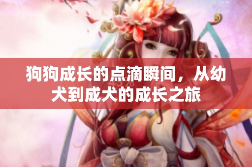 狗狗成长的点滴瞬间，从幼犬到成犬的成长之旅