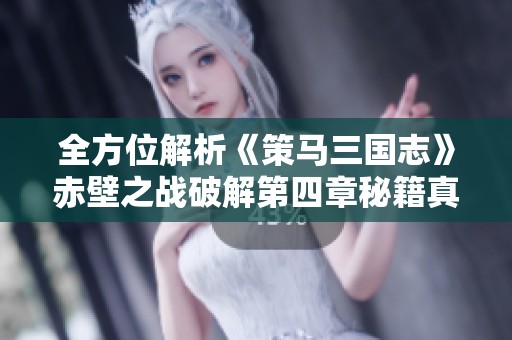 全方位解析《策马三国志》赤壁之战破解第四章秘籍真相