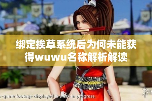 绑定挨草系统后为何未能获得wuwu名称解析解读