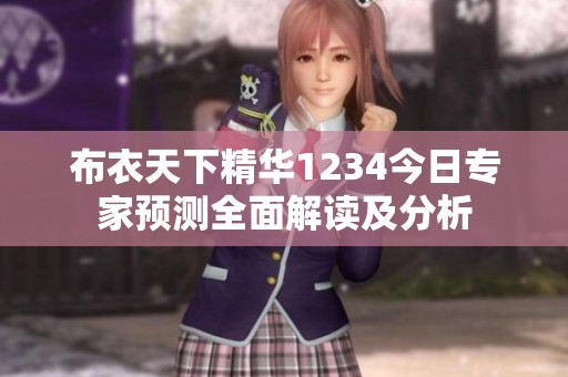 布衣天下精华1234今日专家预测全面解读及分析
