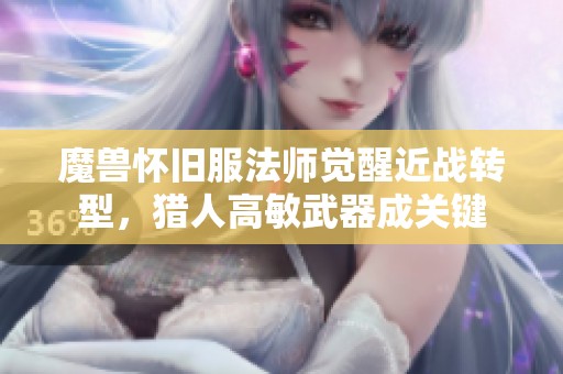 魔兽怀旧服法师觉醒近战转型，猎人高敏武器成关键