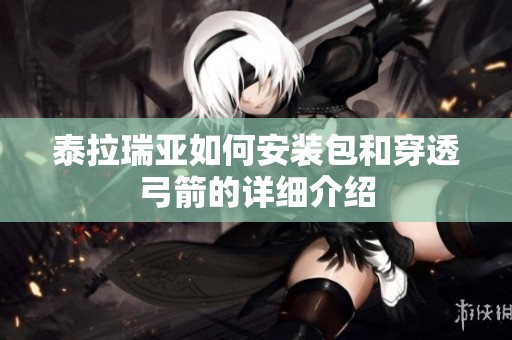 泰拉瑞亚如何安装包和穿透弓箭的详细介绍
