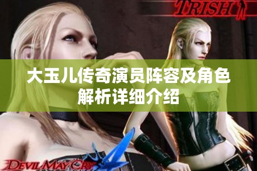 大玉儿传奇演员阵容及角色解析详细介绍