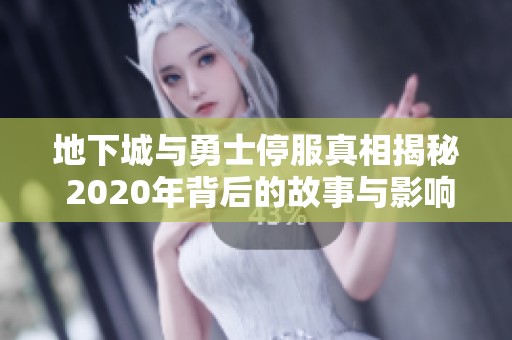 地下城与勇士停服真相揭秘 2020年背后的故事与影响分析
