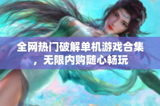 全网热门破解单机游戏合集，无限内购随心畅玩