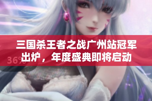 三国杀王者之战广州站冠军出炉，年度盛典即将启动