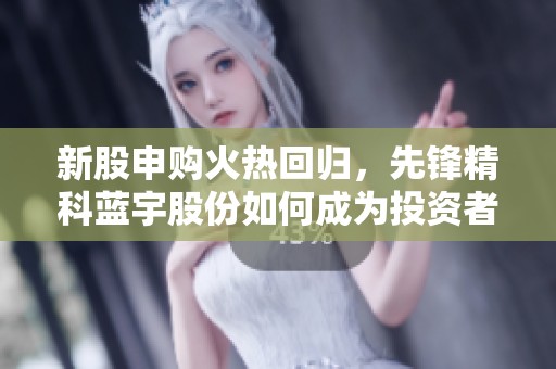 新股申购火热回归，先锋精科蓝宇股份如何成为投资者新宠