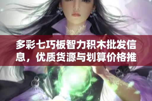 多彩七巧板智力积木批发信息，优质货源与划算价格推荐