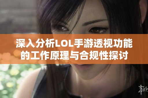 深入分析LOL手游透视功能的工作原理与合规性探讨