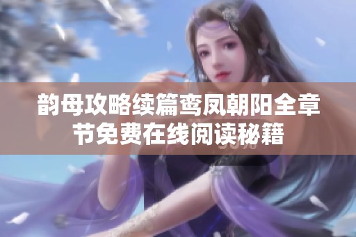 韵母攻略续篇鸾凤朝阳全章节免费在线阅读秘籍